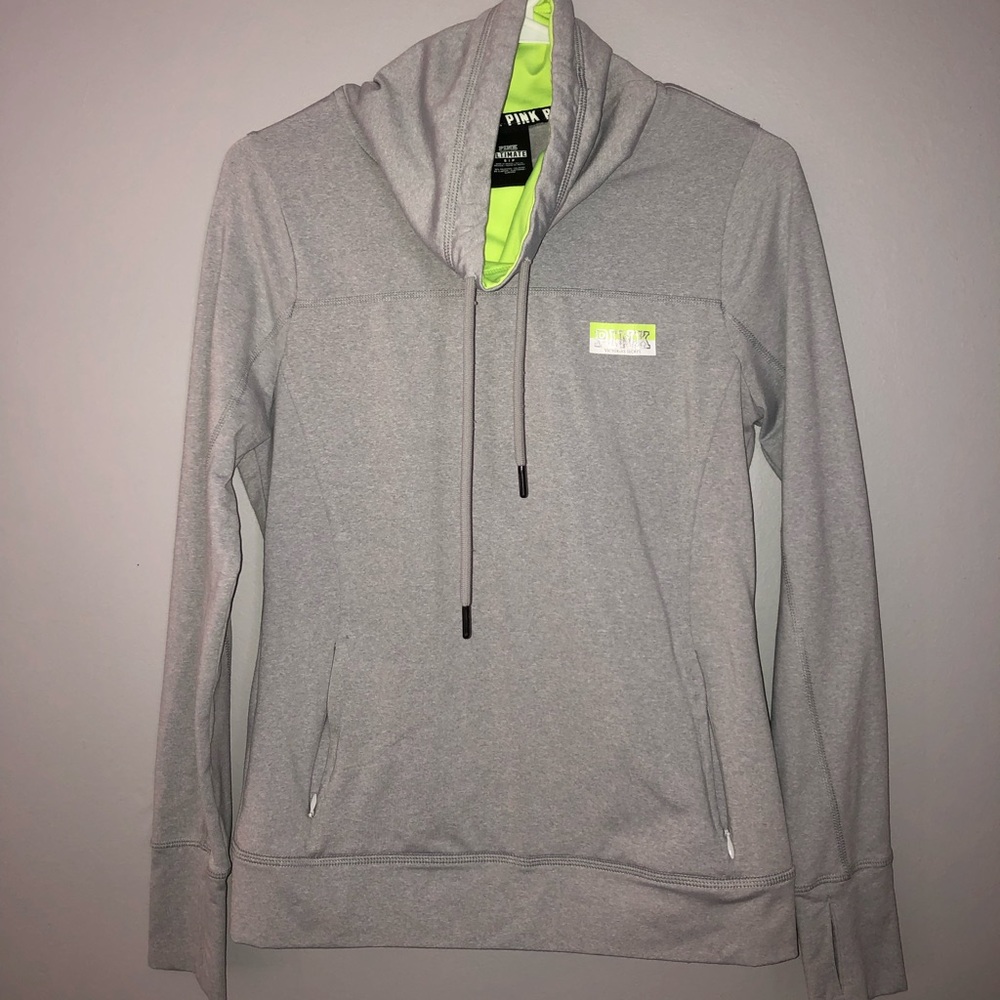 VS Pink Gray + Neon Sweatshirt
